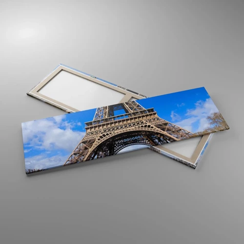 Quadro su tela - Stampe su Tela - Tutta Parigi ai suoi piedi - 160x50 cm