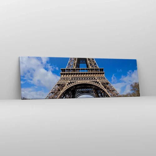 Quadro su tela - Stampe su Tela - Tutta Parigi ai suoi piedi - 160x50 cm