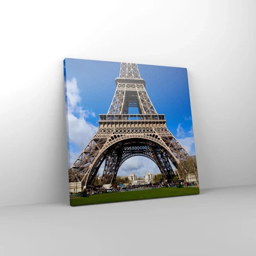 Quadro su tela - Stampe su Tela - Tutta Parigi ai suoi piedi - 30x30 cm