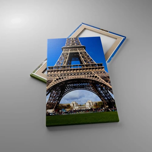 Quadro su tela - Stampe su Tela - Tutta Parigi ai suoi piedi - 45x80 cm