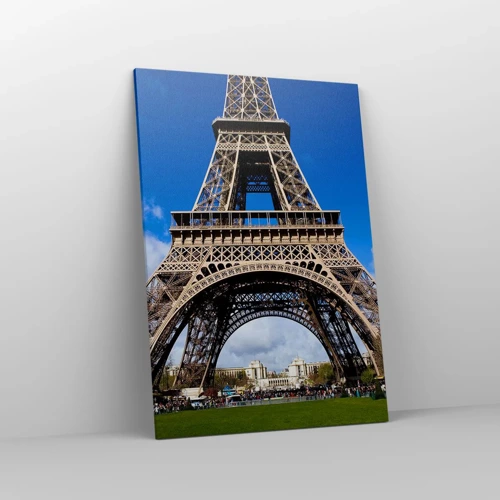 Quadro su tela - Stampe su Tela - Tutta Parigi ai suoi piedi - 70x100 cm