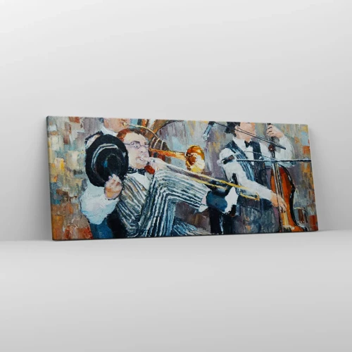 Quadro su tela - Stampe su Tela - Tutto il jazz - 100x40 cm