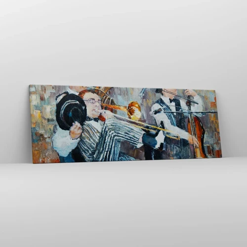 Quadro su tela - Stampe su Tela - Tutto il jazz - 140x50 cm