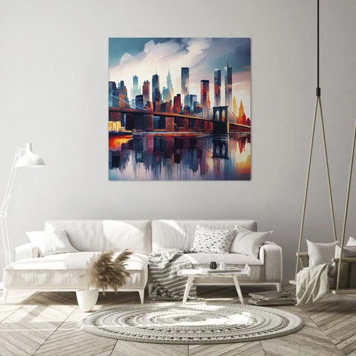 Quadro su tela - Stampe su Tela - Una New York spettacolare - 60x60 cm