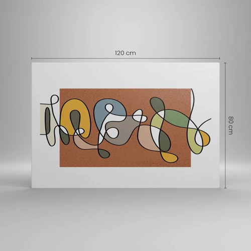 Quadro su tela - Stampe su Tela - Un'astrazione da ridere - 120x80 cm