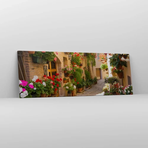 Quadro su tela - Stampe su Tela - Un'esplosione di fiori - 140x50 cm