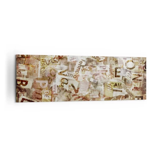 Quadro su tela - Stampe su Tela - Unificando le chiacchiere - 160x50 cm