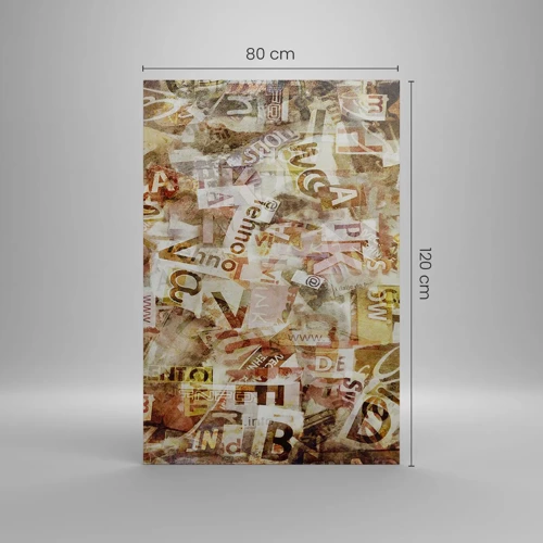 Quadro su tela - Stampe su Tela - Unificando le chiacchiere - 80x120 cm