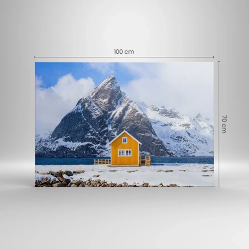 Quadro su tela - Stampe su Tela - Vacanze scandinave - 100x70 cm