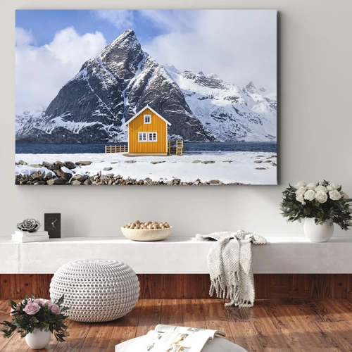 Quadro su tela - Stampe su Tela - Vacanze scandinave - 100x70 cm