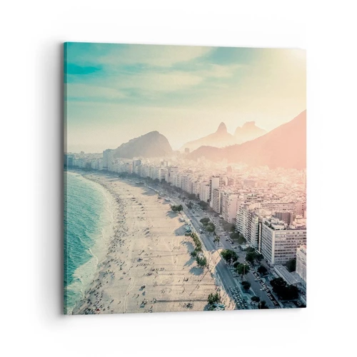 Quadro su tela - Stampe su Tela - Vacanze senza fine a Rio - 70x70 cm