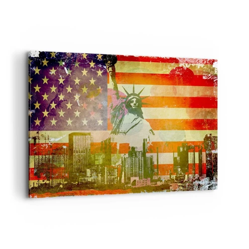 Quadro su tela - Stampe su Tela - Viva l'America! - 100x70 cm