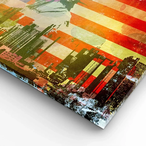 Quadro su tela - Stampe su Tela - Viva l'America! - 120x80 cm