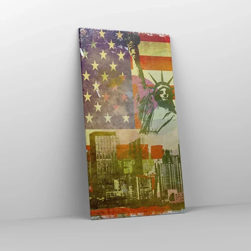 Quadro su tela - Stampe su Tela - Viva l'America! - 65x120 cm