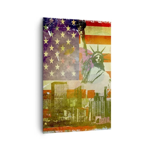 Quadro su tela - Stampe su Tela - Viva l'America! - 80x120 cm