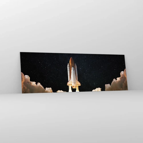 Quadro su vetro - Ad astra! - 90x30 cm