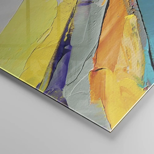 Quadro su vetro - Anatomia della luce - 100x40 cm