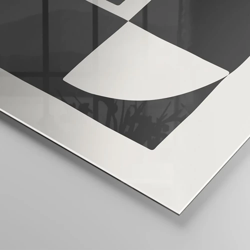 Quadro su vetro - Antitesi - sintesi - 100x40 cm