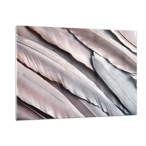 Quadro su vetro - Argento rosato - 120x80 cm