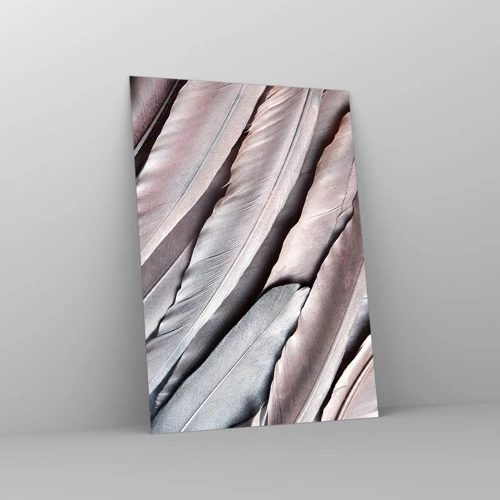 Quadro su vetro - Argento rosato - 50x70 cm