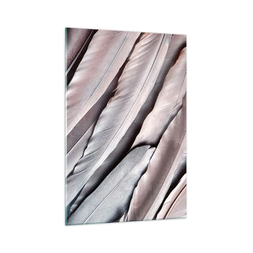 Quadro su vetro - Argento rosato - 70x100 cm
