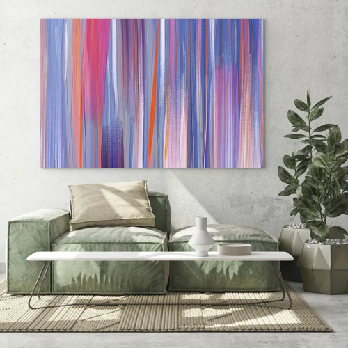 Quadro su vetro - Ascensione arcobaleno - 100x70 cm