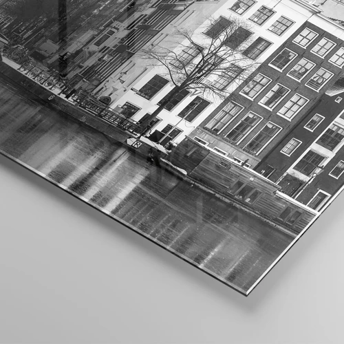 Quadro su vetro - Atmosfera di Amsterdam - 50x70 cm