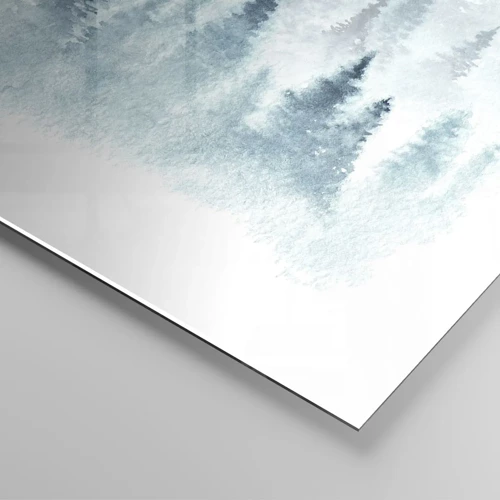 Quadro su vetro - Avvolti nella nebbia - 140x50 cm