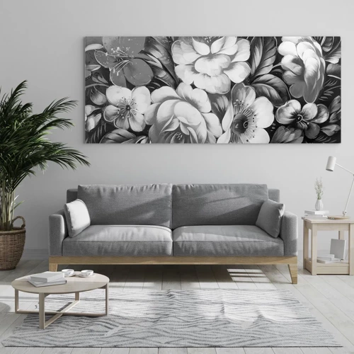 Quadro su vetro - Belli anche in grigio - 100x40 cm