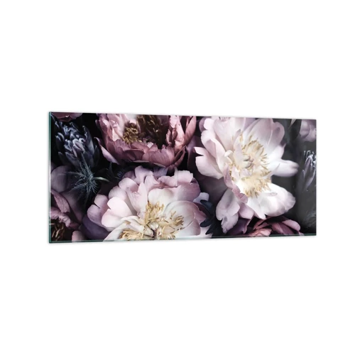 Quadro su vetro - Bouquet nel vecchio stile - 120x50 cm