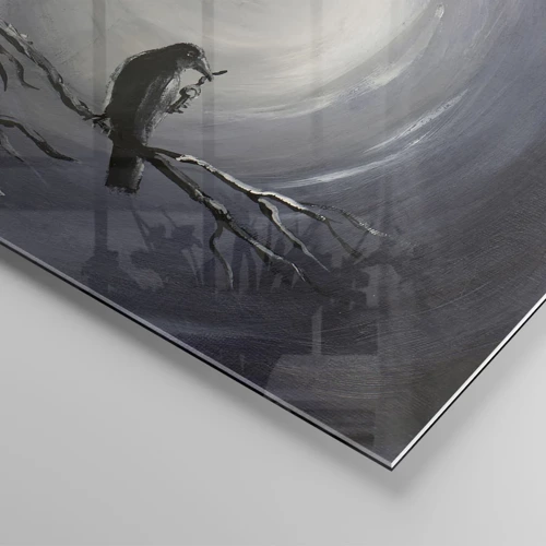 Quadro su vetro - Chiave di una notte misteriosa - 60x60 cm