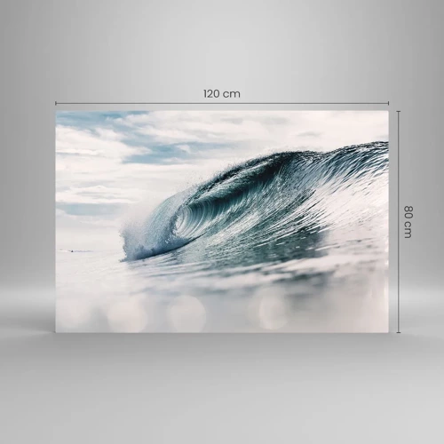 Quadro su vetro - Cima d'acqua - 120x80 cm