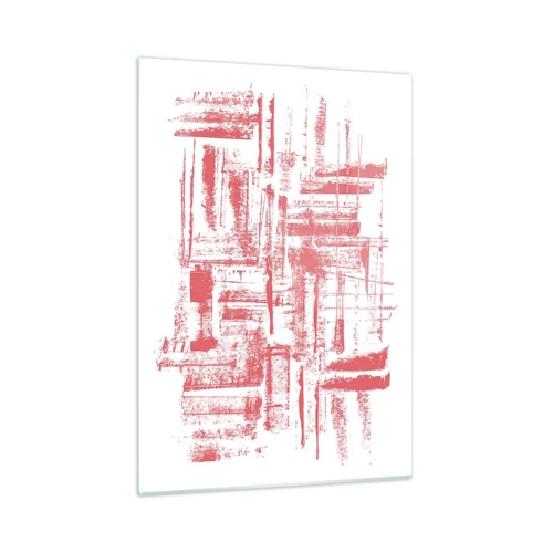 Quadro su vetro - Città rossa - 50x70 cm