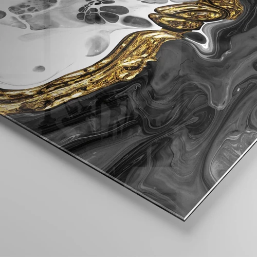Quadro su vetro - Composizione organica - 100x40 cm