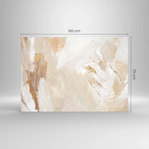 Quadro su vetro - Composizione pastello - 100x70 cm