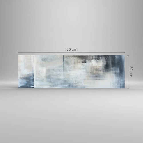Quadro su vetro - Coperti dal blu - 160x50 cm