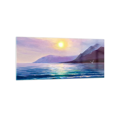 Quadro su vetro - Cristallo di acqua e di aria - 120x50 cm