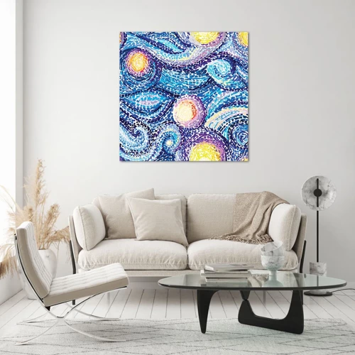 Quadro su vetro - Dal quadro di Van Gogh - 70x70 cm