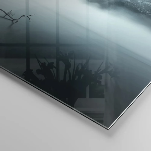 Quadro su vetro - Dall'acqua e dalla nebbia - 100x70 cm