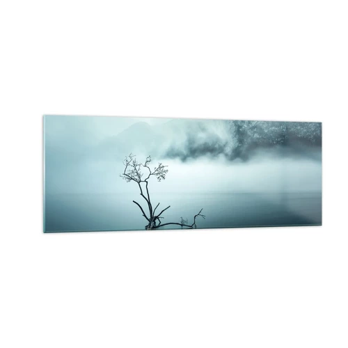 Quadro su vetro - Dall'acqua e dalla nebbia - 140x50 cm