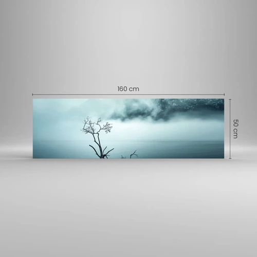 Quadro su vetro - Dall'acqua e dalla nebbia - 160x50 cm