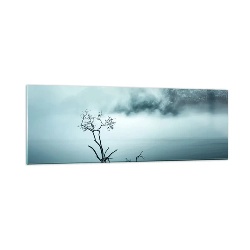 Quadro su vetro - Dall'acqua e dalla nebbia - 90x30 cm