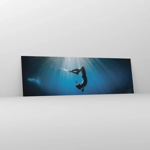 Quadro su vetro - Danza subacquea - 160x50 cm