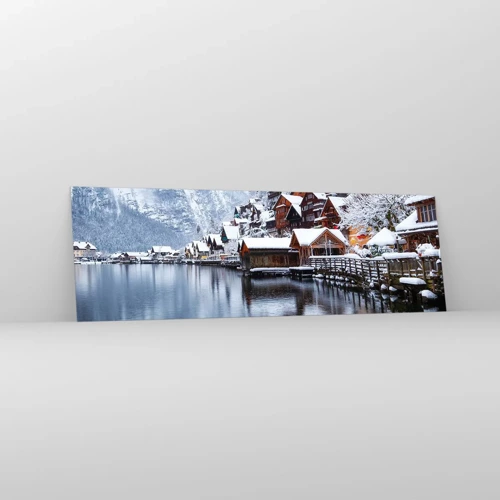 Quadro su vetro - Decorazione invernale - 160x50 cm