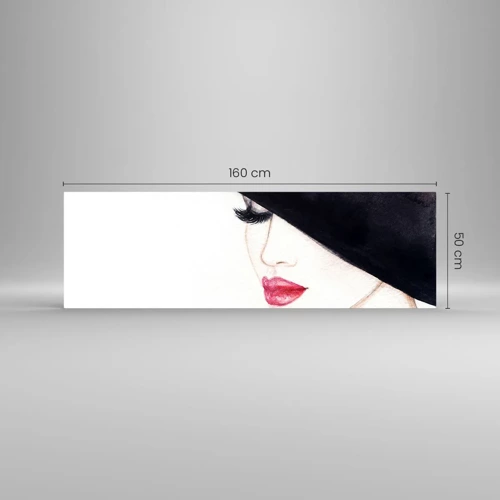 Quadro su vetro - Eleganza e sensualità - 160x50 cm