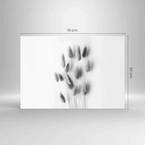 Quadro su vetro - Erba soffice - 70x50 cm