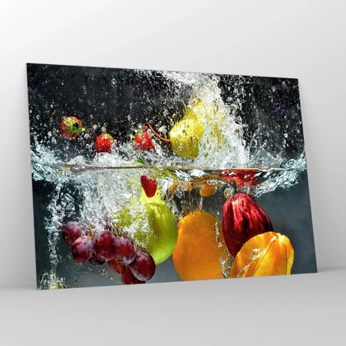 Quadro su vetro - Frutta rinfrescante - 100x70 cm