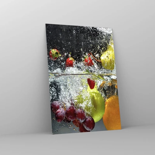 Quadro su vetro - Frutta rinfrescante - 70x100 cm