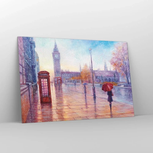 Quadro su vetro - Giorno d'autunno a Londra - 120x80 cm