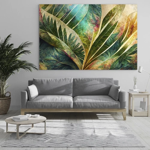 Quadro su vetro - I colori dei tropici - 70x50 cm